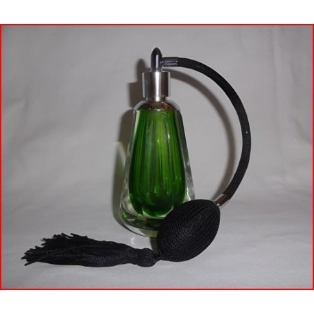 Flacon vaporisateur cristal vert