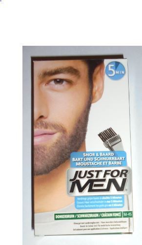 JUST FOR MEN Teinture barbe et moustache "Noir"